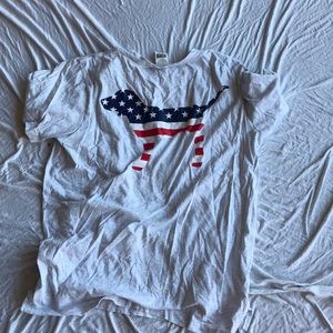 Grey 4th of July pink shirt